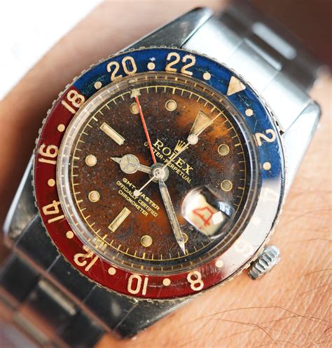 bakelite gmt rolex|rolex gmt 6542 bezel.